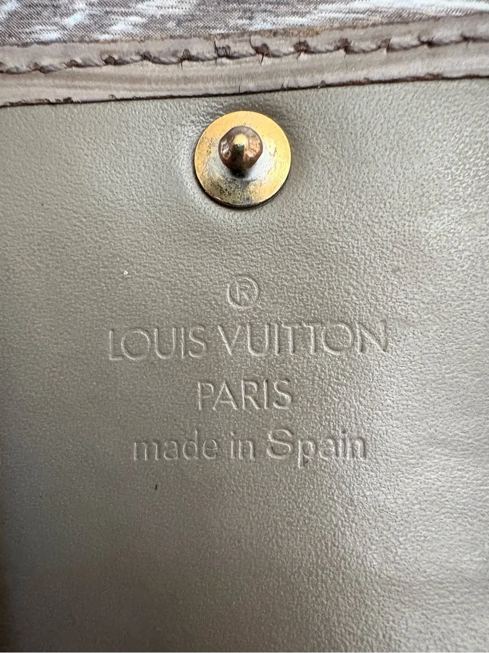 Louis Vuitton Brown Epi Leather Key & Card Holder